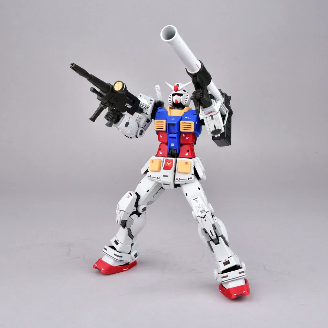 RG 1/100 Upscale RX 78-2 With LED Panda Model