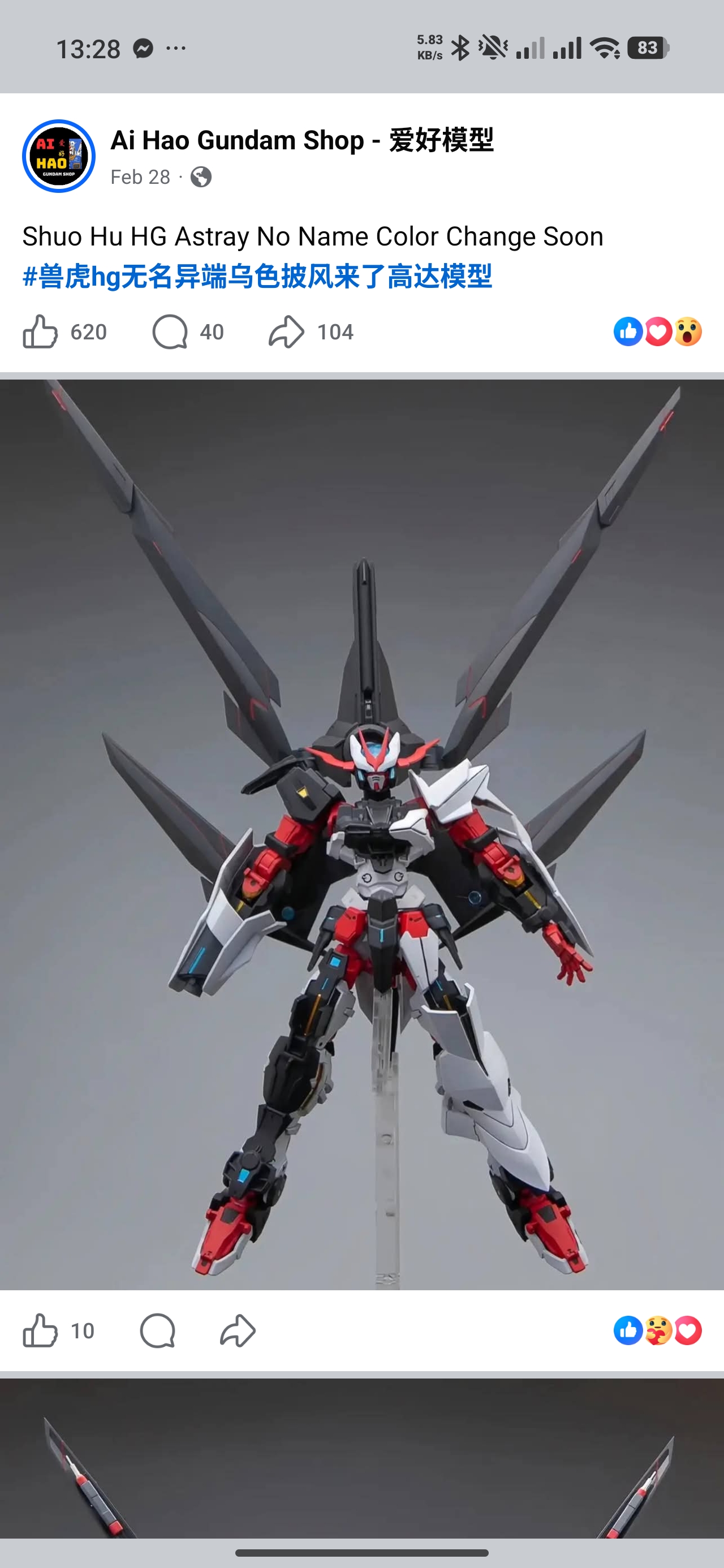 HG 1/144 Astray Noname Change Color Version Tiger Beast Model