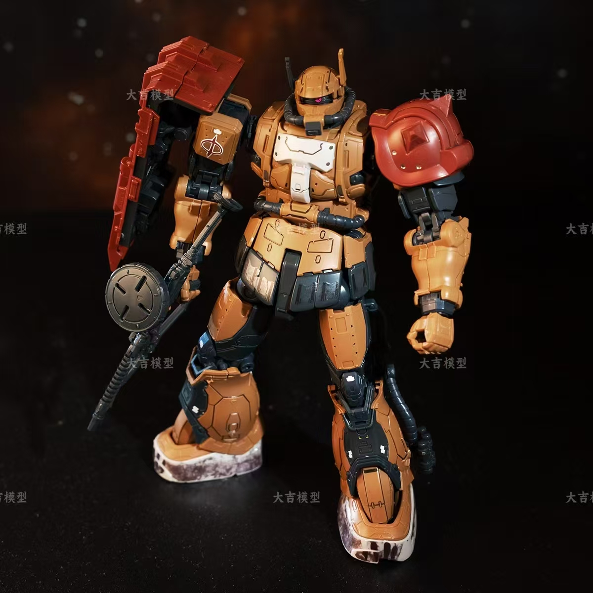 HG 1/144 Zaku Solari Type RVS Daji Model