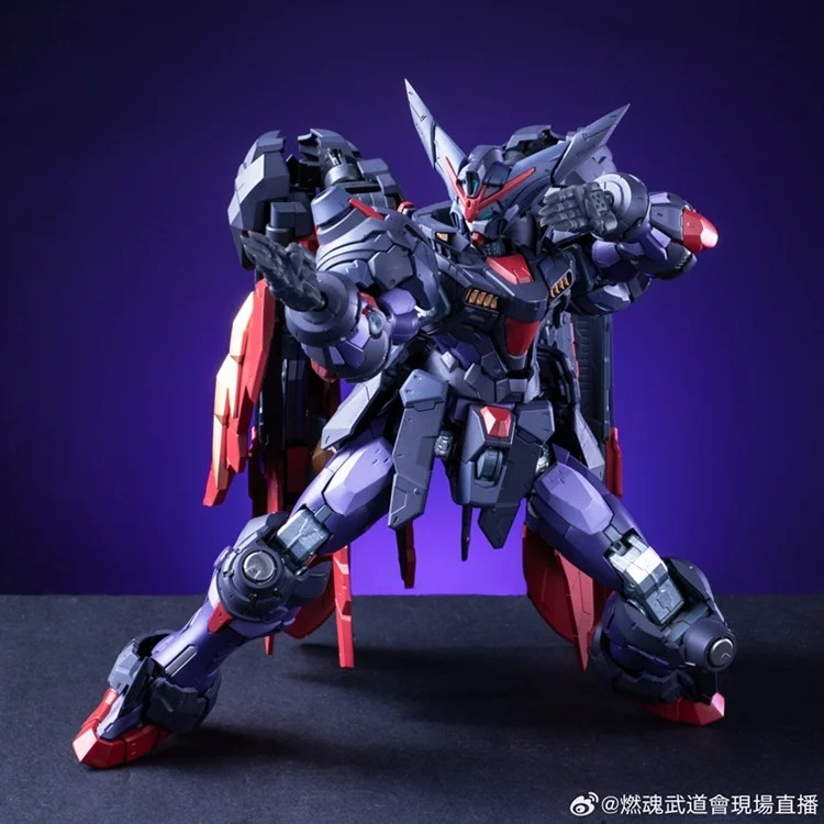 1/100 Blazing Spirits BS01 Zong Shi Master Gundam Model Kit Metal Frame