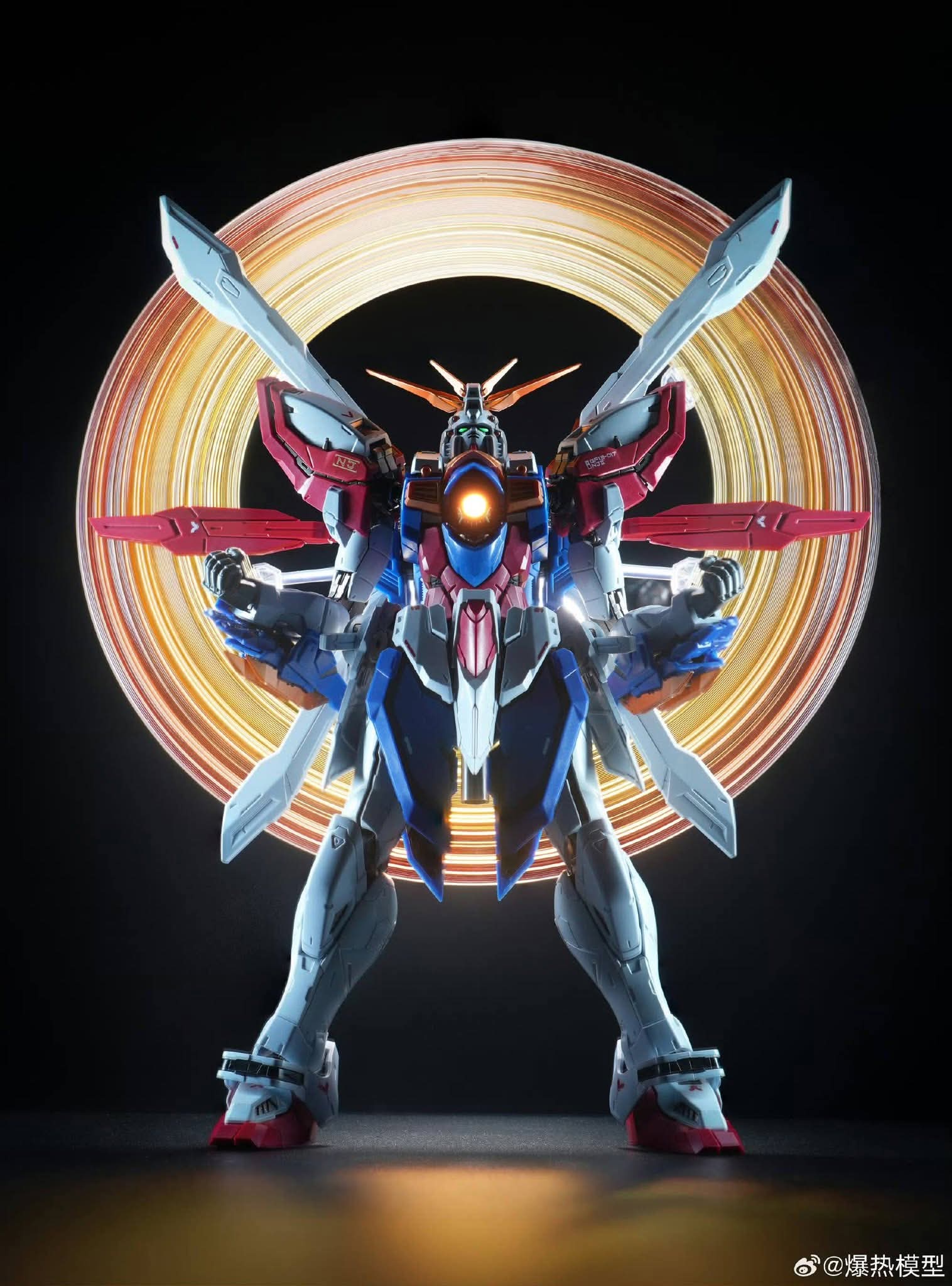 1/100 God Gundam MB style metal frame Explosive Model