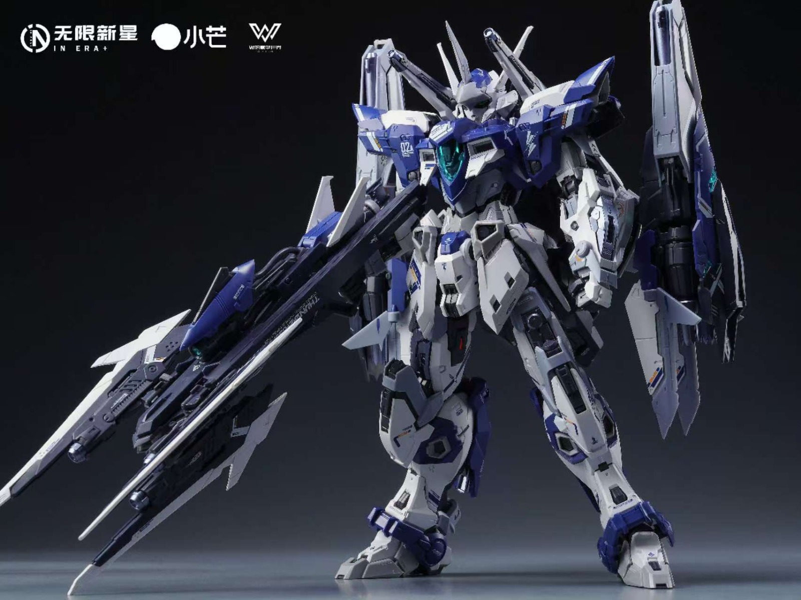 Infinite Dimension 1/100 Thunderbolt New Color Azure Thunder Model Kit