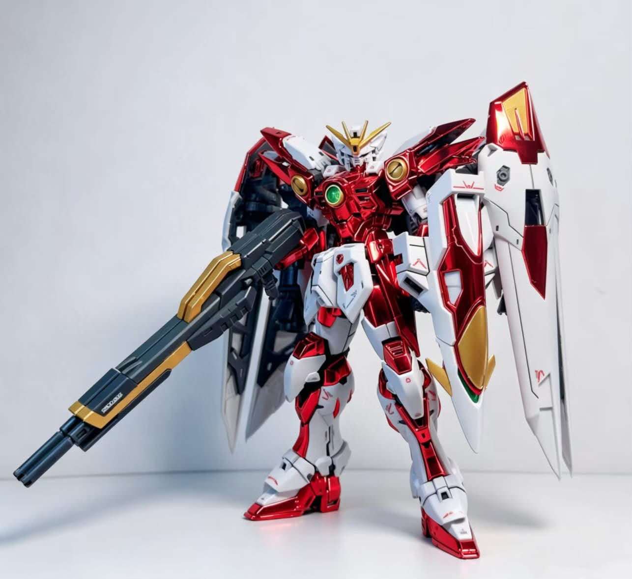 RG 1/144 Wing Zero Red Flame Color Toy Workshop Model